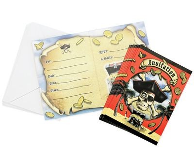 Pirate Party Invitation Card